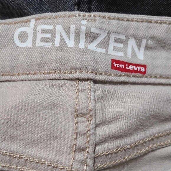 Denizen Levis Tan Cropped Jeans  See Measurements - Picture 2 of 10